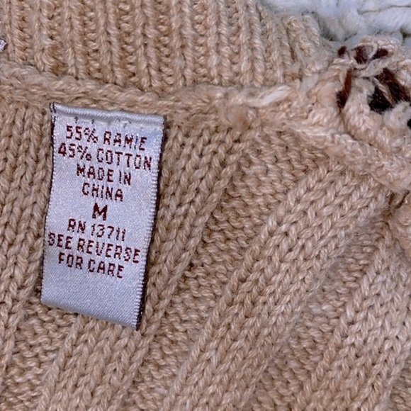 Vintage sweater knit vest size medium boho - Picture 6 of 12